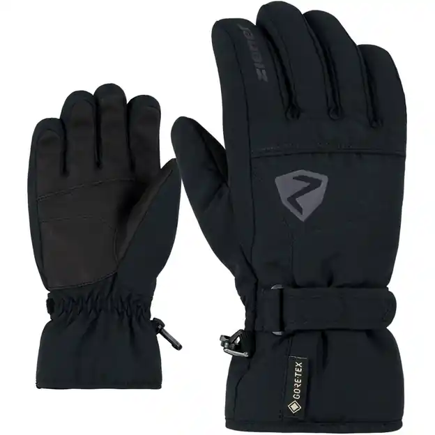 Ziener Lago GTX Junior Fingerhandschuhe Black Kinder Top-Angebot