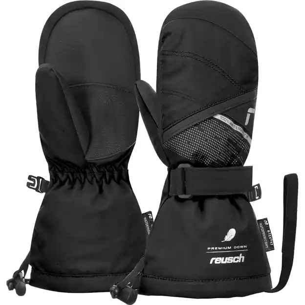 Reusch Kaden Down R-Tex XT Fausthandschuhe Black Kinder Bestpreis
