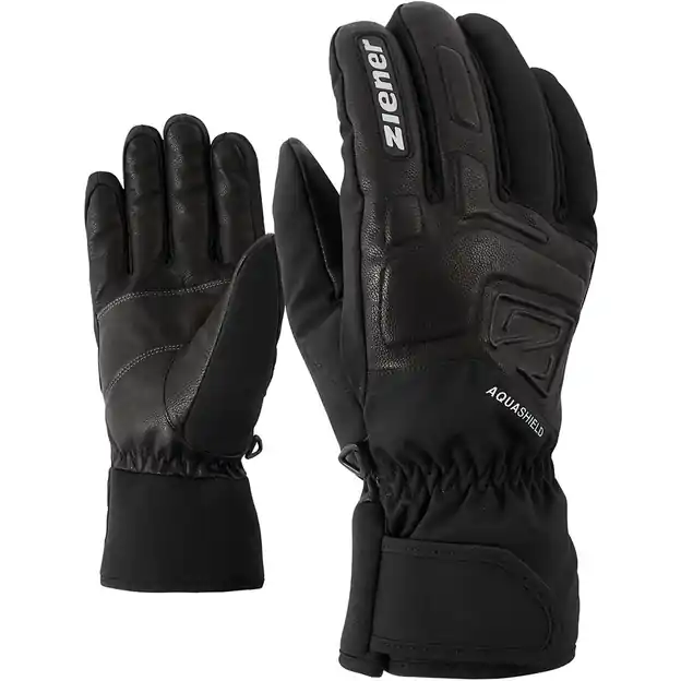 Kracherpreis Ziener Glyxus AS Fingerhandschuhe Black