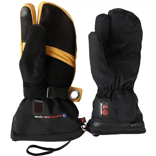 Lenz Heat Glove 8.0 Cap - ohne Akku - 3-Fingerhandschuhe Schwarz / Gelb Sofort Bestellen