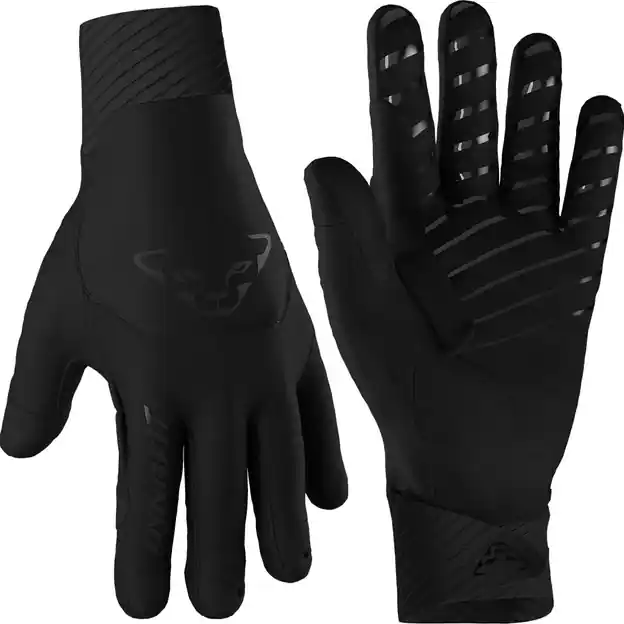 Geprüft Dynafit Blacklight Softshell Fingerhandschuhe Black Out