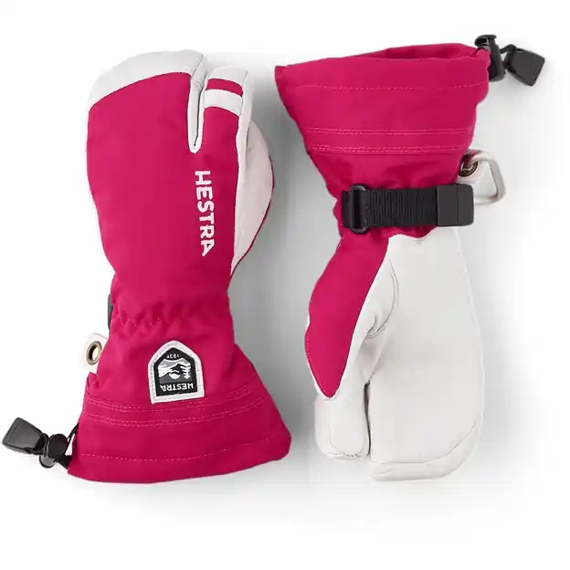 Hestra Heli 3-Fingerhandschuhe Fuchsia Kinder Expressversand