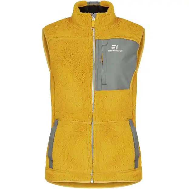 Elevenate Glacier Pile Weste Mineral Yellow Damen Online Kaufen