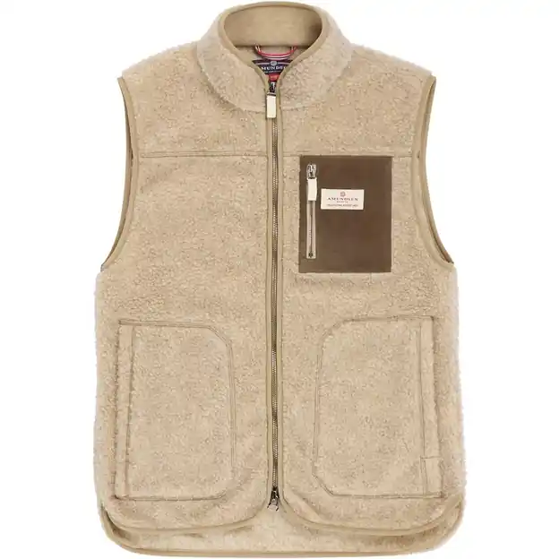 Amundsen Heroes Wool Fleece Weste Natural Damen Letzte Chance