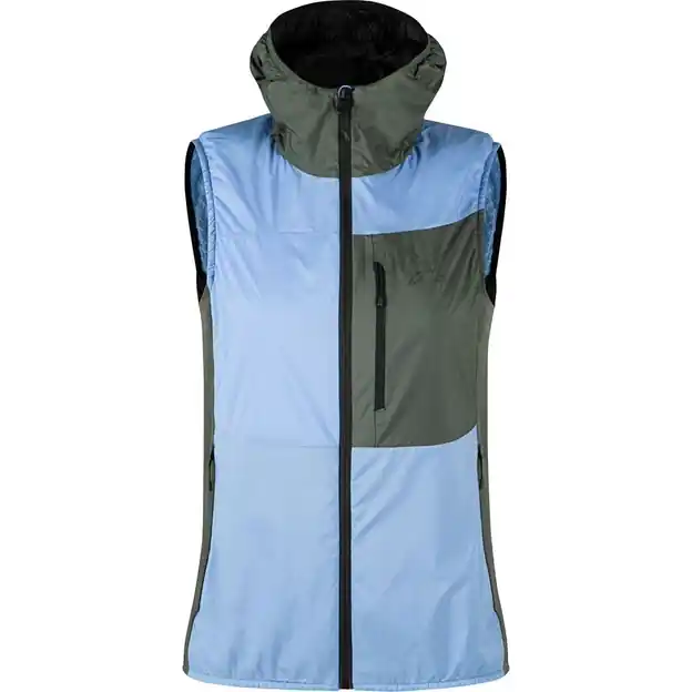 Neuheit Montura Traccia Octa Hooded Weste Dusk / Verde Salvia Damen