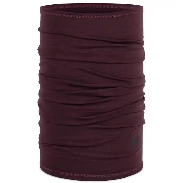 Buff Merino Lightweight Neckwarmer Solid Garnet Top-Angebot