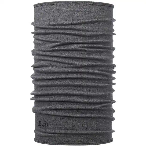 Buff Merino Midweight Neckwarmer Melange Light Grey Versand Am Gleichen Tag