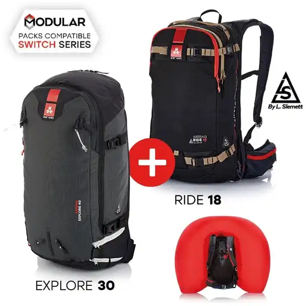 Echt Arva Switch Mix Bundle (Ride 18 + Explore 30) Lawinenrucksack (exkl. Kartusche)