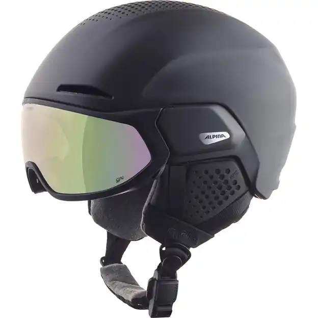 Alpina Alto QV Helm Bklac Matt / Cobalt Green Meistverkauft