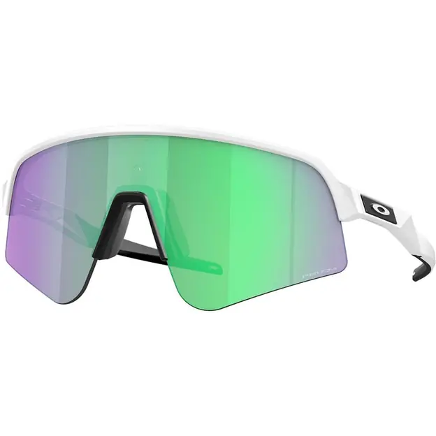 Oakley Sutro Lite Sweep Sonnenbrille Matte White / Prizm Road Jade Sonderangebot