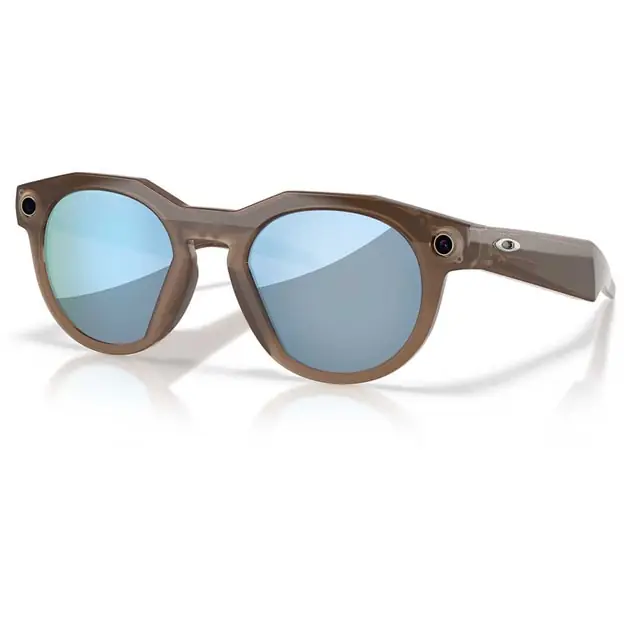 Letzte Chance Oakley Meta HSTN Sonnenbrille Brown Smoke / Prizm Deep Water Polar
