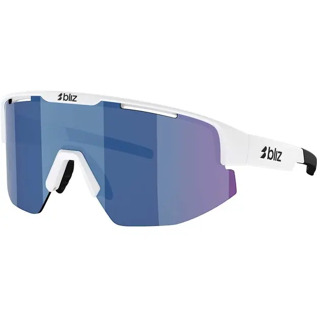 Nur Für Kurze Zeit Bliz Matrix Sonnenbrille Shiny White Smoke W Blue Multi