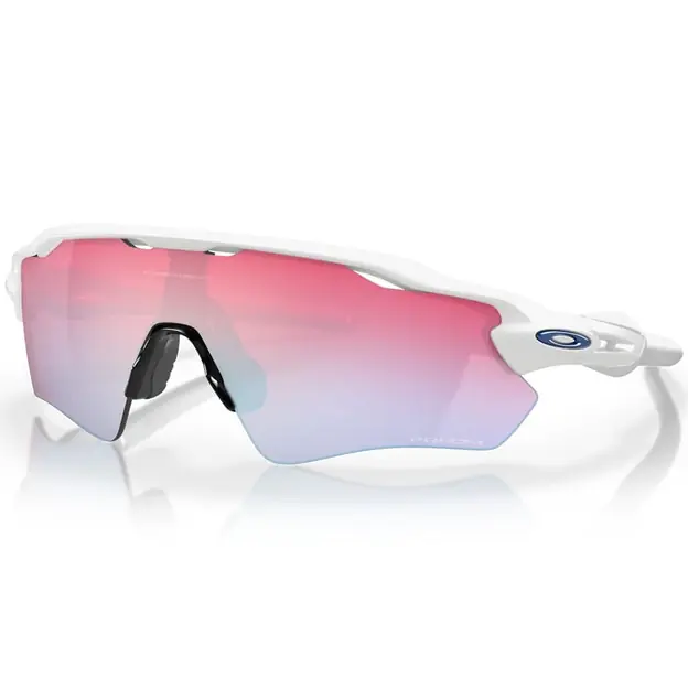 Günstig Oakley Radar EV Path Sonnenbrille Polished White / Prizm Snow Sapphire