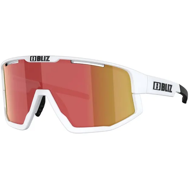 Meistverkauft Bliz Fusion Sonnenbrille Matte White / Smoke Red Multi