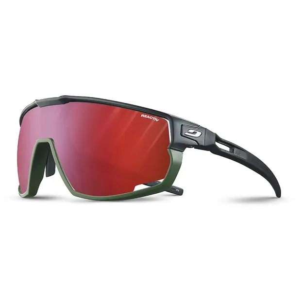 Finale Aktion Julbo Rush Reactiv 0-3 High Contrast Sonnenbrille Schwarz / Khaki