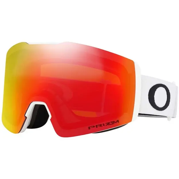 Oakley Fall Line M Ski-/Snowboardbrille Matte White / Prizm Snow Torch Iridium Abverkauf