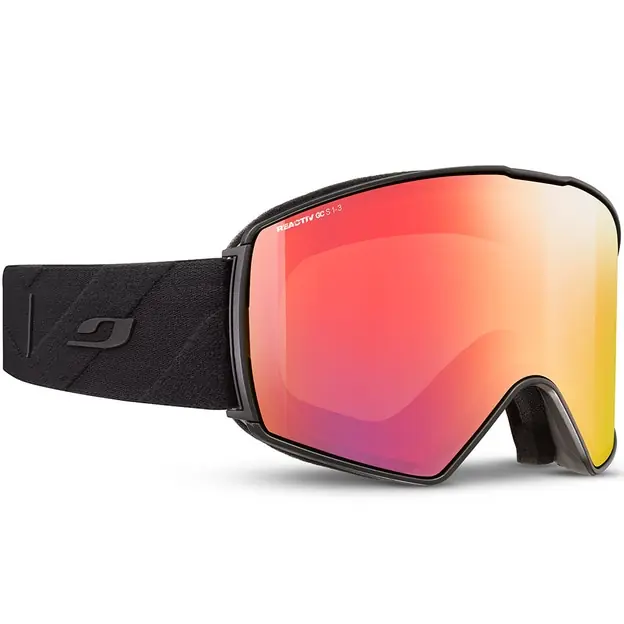 Saisonangebot Julbo Launcher Ski-/Snowboardbrille Schwarz / Reactiv 1 - 3 Glare Control