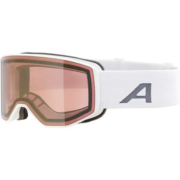 Alpina Venet Q Ski-/Snowboardbrille White Matt Blue Wochenendangebot