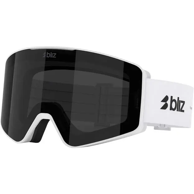 Highlight Bliz G001s Ski-/Snowboardbrille Matte White / Smoke