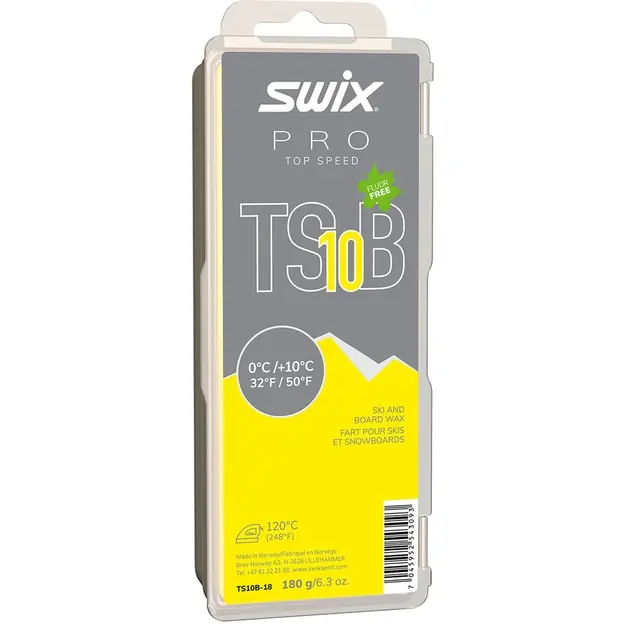 Preis Gesenkt Swix TS10B 0°/10° 180 g Gleitwachs
