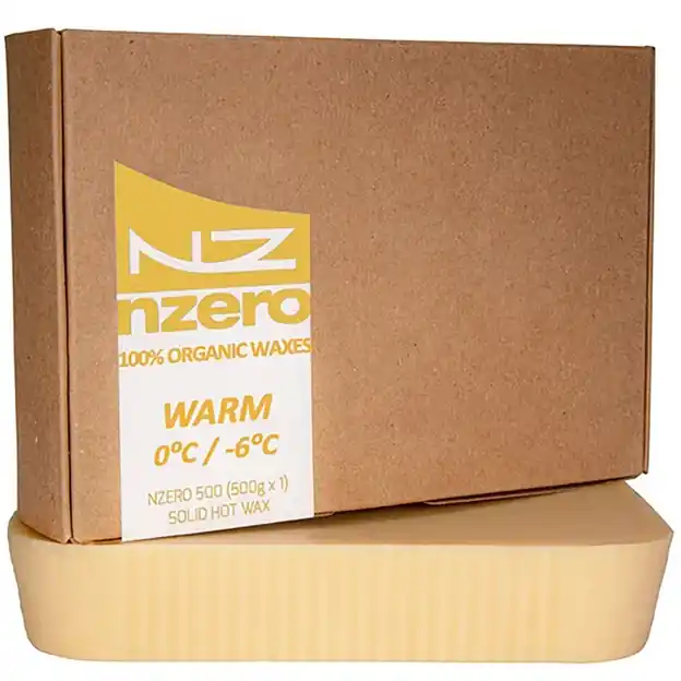 NZERO Block Wax Warm 500 g Gleitwachs Yellow Markenprodukt