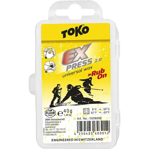 Heißes Angebot Toko Express Rub On 40 g Gleitwachs
