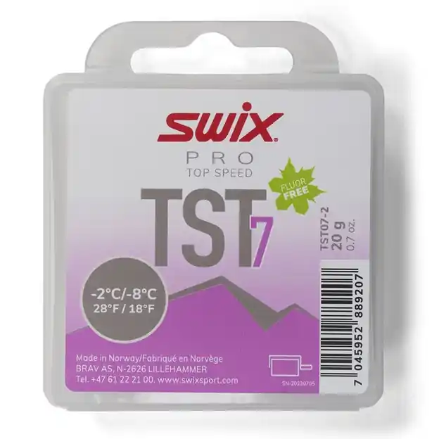 Swix TS7 Turbo Violet -7°/-2° 20g Gleitwachs Neue Ware