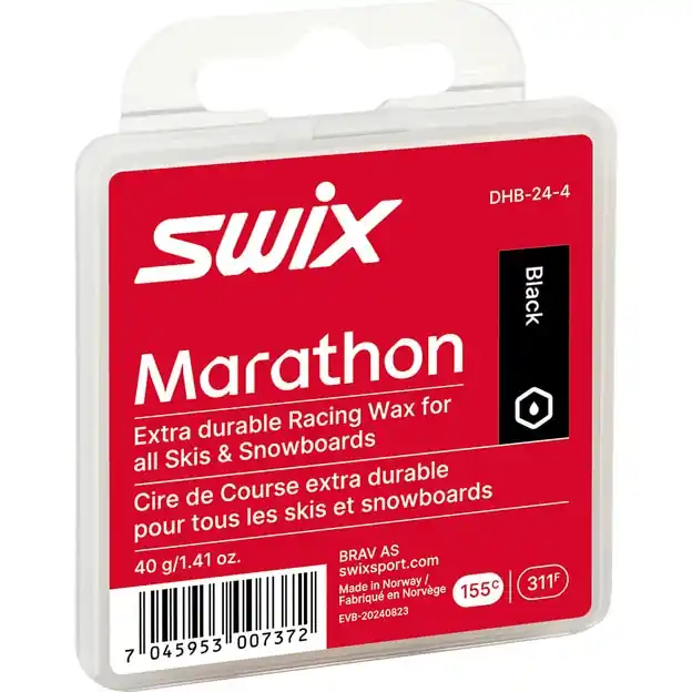 Top-Seller Swix Marathon Black 40 g Gleitwachs