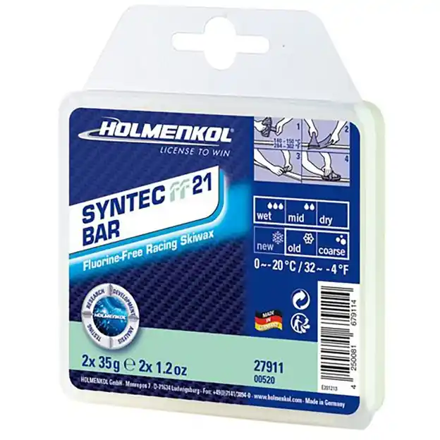 Preisknaller Holmenkol Syntec FF 21 Bar 2 x 35 g Gleitwachs