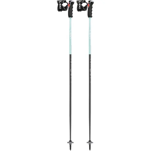 Super-Preis Leki Artena Airfoil 3D Stock Dark Anthracite / Light Turquoise / White