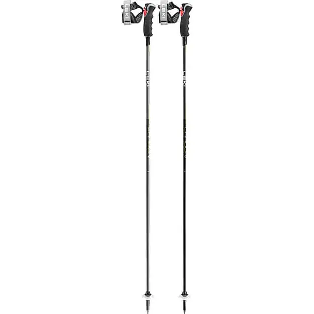 Leki Carbon 12 3D Stock Black / Dark Anthracite / Neonyellow Markenprodukt