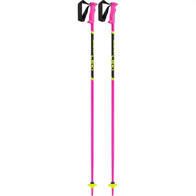 Knallerangebot Leki Racing Kids Stock Neonpink / Black / Neonyellow Kinder