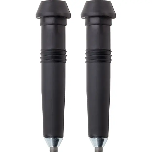 Echt Leki Spitze Flex Kurz (Paar) Stockzubehör Black