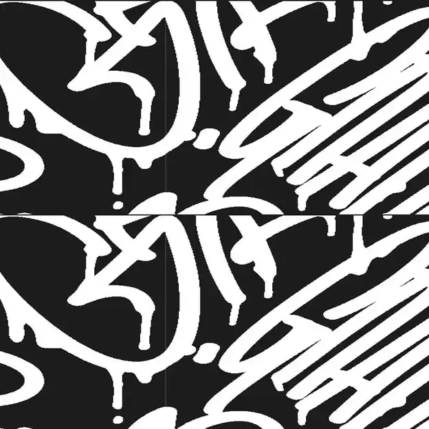 Neue Ware Komperdell Tape Sprayed 35mm Stockzubehör Black / White