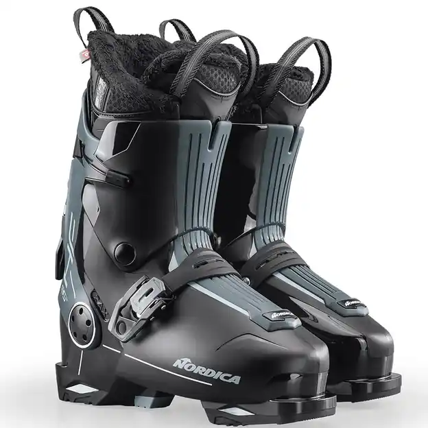Preisreduziert Nordica HF 85 W GW Skischuhe Black / Green / Aquamarine Damen