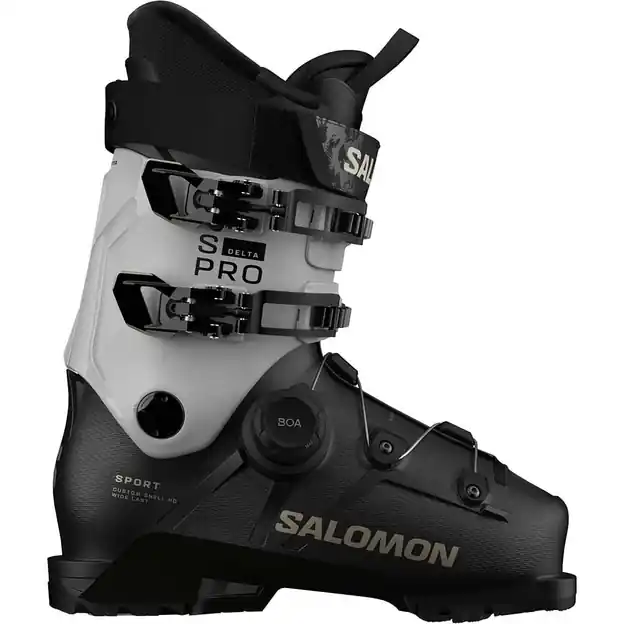 Highlight Salomon S/Pro Delta BOA 95 W Sport Skischuhe Black / Gray Aurora / Light Bronze Damen