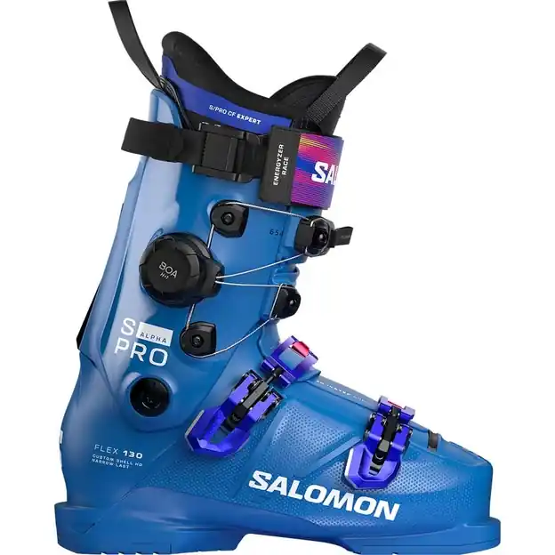 Salomon S/pro Alpha C BOA 130 Skischuhe Race Blue / White / Equipe Red Herren Letzte Chance
