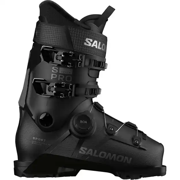 Salomon S/Pro Delta Boa 110 Sport Skischuhe Black / Dark Grey Met. / Silver Met Herren Begrenztes Angebot