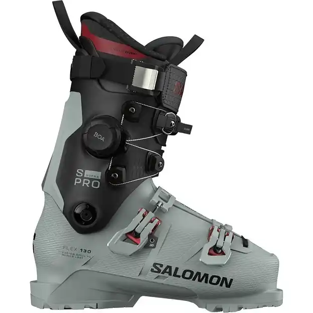 Salomon S/Pro Supra C BOA 130 Skischuhe Wrought Iron / Black / Samba Met. Herren Top-Seller