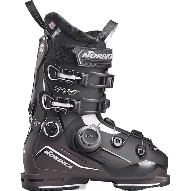 Direkt Vom Hersteller Nordica Sportmachine 3 95 W BOA GW Skischuhe Black / Purple Irid / White Damen