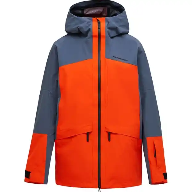 Peak Performance Vertec 3L Hardshelljacke Solar Burst / Mountain Mist Herren Neu Im Sortiment