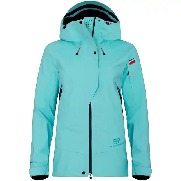 Rabatt Elevenate Pure Hardshelljacke Miami Blue Damen