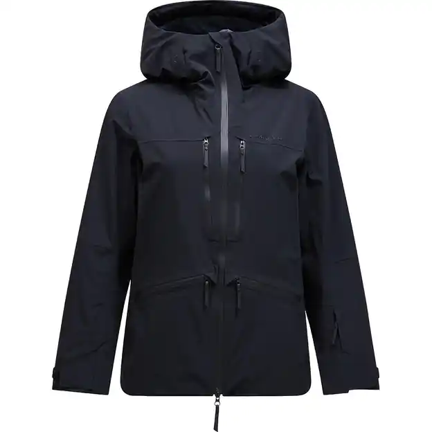 Neuheit Peak Performance Whitelight APX Skijacke Black Damen