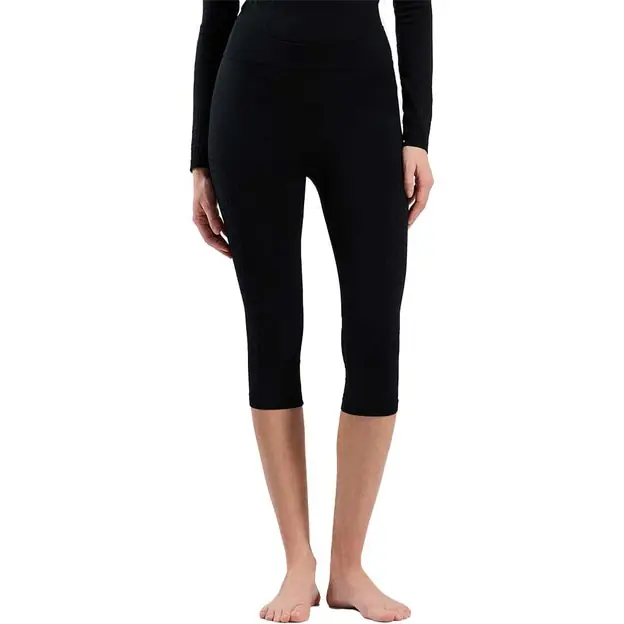 Odlo Performance Warm 3/4 Funktionshose Black Damen Highlight