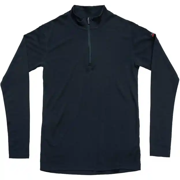 Devold Breeze Merino 150 Zip Neck Funktionsshirt Lang Ink Damen Finale Aktion
