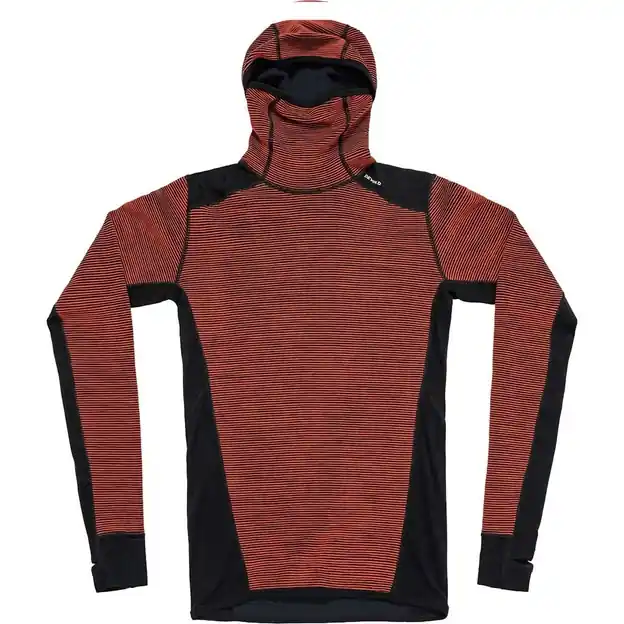 Neu Devold Reverso Merino Funktionsshirt Lang Brick Herren