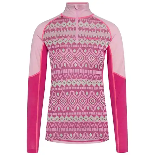 Billig Kari Traa Malia Half Zip Funktionsshirt Lang Prism Damen
