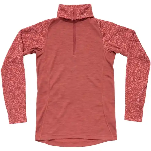 Sonderaktion Devold Duo Active Merino 205 Zip Neck Funktionsshirt Lang Marsala Damen