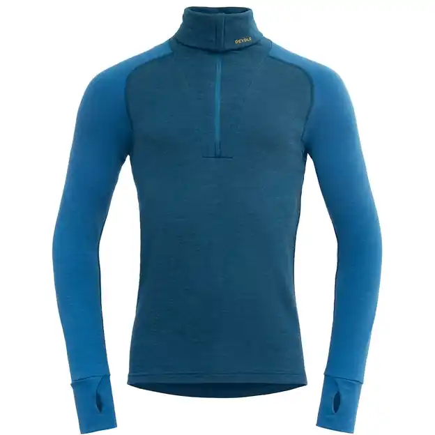 Devold Expedition Merino 235 Silk Zip Funktionsshirt Lang Flood / Blue Herren Direktkauf