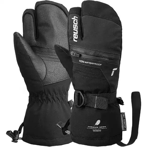 Meistverkauft Reusch Lando R-Tex® XT 3-Fingerhandschuhe Black / Silver Kinder